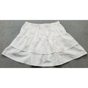 The Prairie by Rachel Ashwell Tiered Skort Womens S Multi Floral Elastic Waist